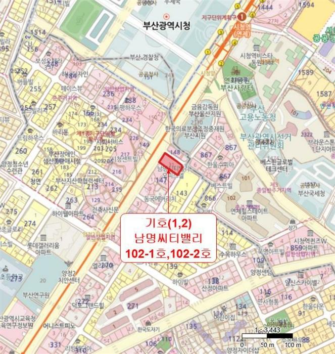 부산광역시 부산진구 중앙대로990번길 8, 1층102-2호 (양정동,남명씨티밸리)구) 부산광역시 부산진구 양정동 147-31 근린상가 경매 사진 30