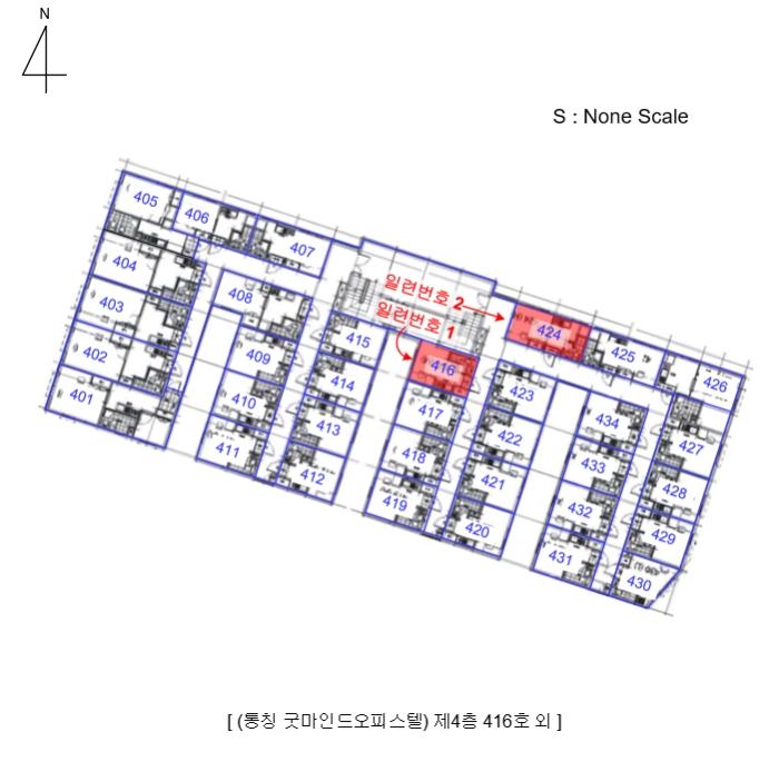 광주광역시 북구 서양로 20, 제4층 제416호구) 광주광역시 북구 신안동 478-5 오피스텔 경매 사진 13
