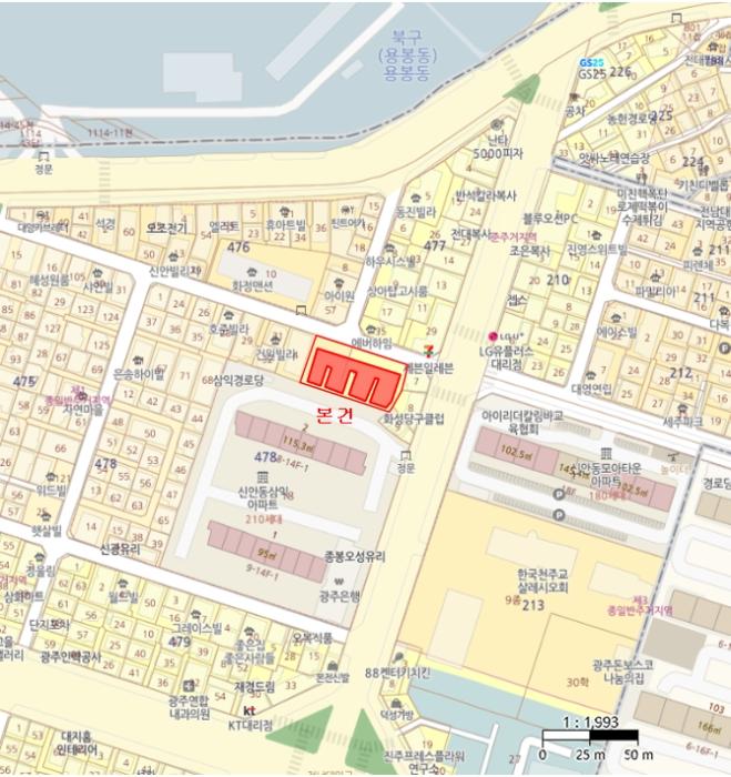 광주광역시 북구 서양로 20, 제4층 제416호구) 광주광역시 북구 신안동 478-5 오피스텔 경매 사진 15