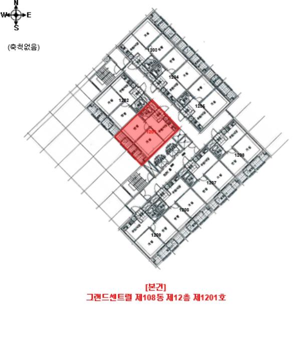 광주광역시 동구 경양로 234, 108동 12층1201호 (계림동,그랜드센트럴)구) 광주광역시 동구 계림동 1827 아파트 경매 사진 6