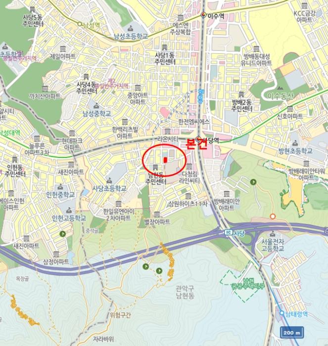 서울특별시 관악구 남현3길 39, 비동 2층205호 (남현동,씨에스타운)구) 서울특별시 관악구 남현동 1064-23 다세대(빌라) 경매 사진 15