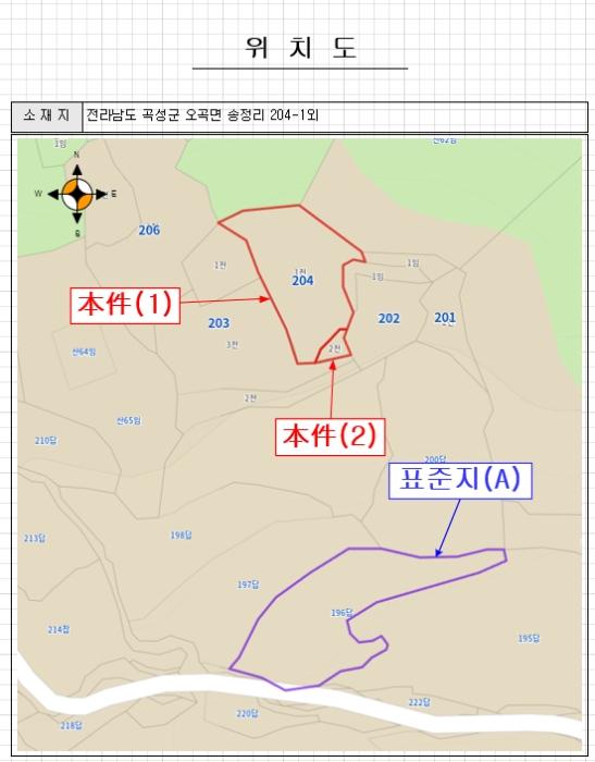 전라남도 곡성군 오곡면 송정리 204-1 전 경매 사진 5