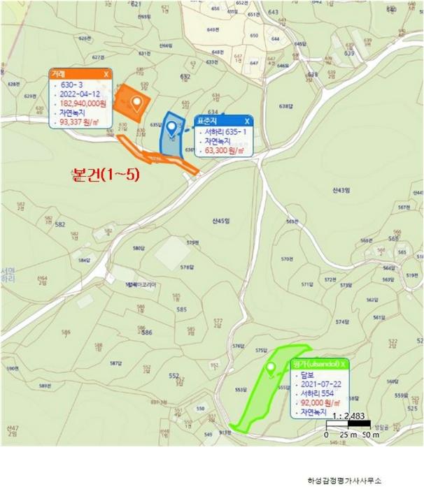 울산광역시 울주군 두서면 서하리 630-9 임야 경매 사진 8