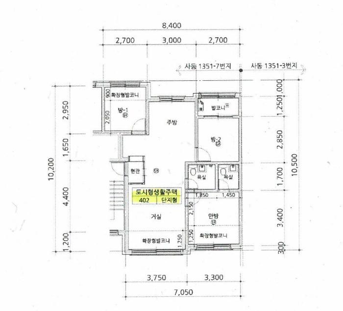 경기도 안산시 상록구 태마당로1길 13, 3층302호 (부곡동,하나파크빌비동)구) 경기도 안산시 상록구 부곡동 628-5 다세대(빌라) 경매 사진 37