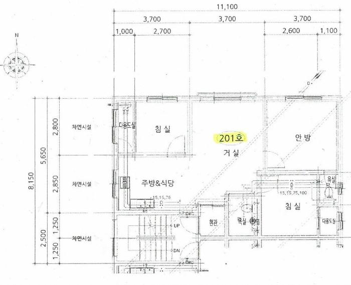 경기도 안산시 상록구 태마당로1길 13, 3층302호 (부곡동,하나파크빌비동)구) 경기도 안산시 상록구 부곡동 628-5 다세대(빌라) 경매 사진 38