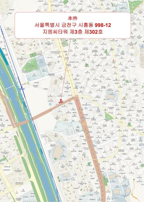 서울특별시 금천구 금하로5길 7, 제3층 제302호 (시흥동, 지엠씨타워)구) 서울특별시 금천구 시흥동 998-12 오피스텔 경매 사진 12