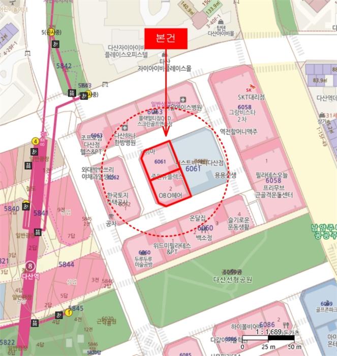 경기도 남양주시 다산중앙로123번길 22-56, 6층629호 (다산동,다산중원듀플렉스)구) 경기도 남양주시 다산동 6061 오피스텔 경매 사진 16