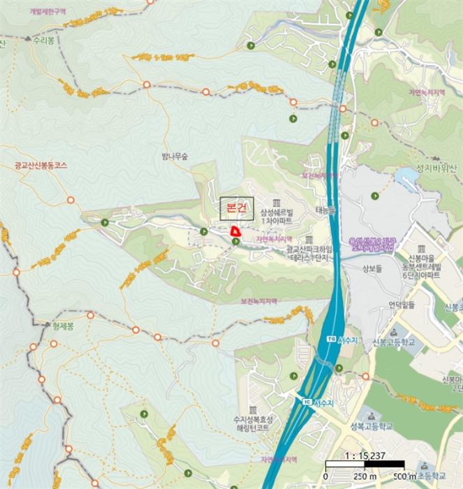 경기도 용인시 수지구 신봉1로344번길 7, 101동 3층302호 (신봉동,광교산 포레스타)구) 경기도 용인시 수지구 신봉동 642-8 다세대(빌라) 경매 사진 15