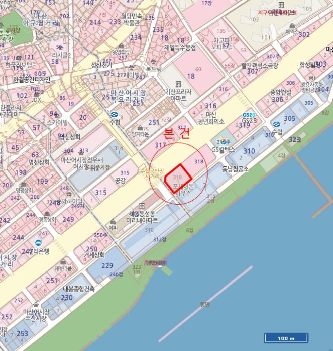 경상남도 창원시 마산합포구 해안대로 376, 1층110호 (오동동,포세이돈하우스)구) 경상남도 창원시 마산합포구 오동동 318-1 근린상가 경매 사진 10