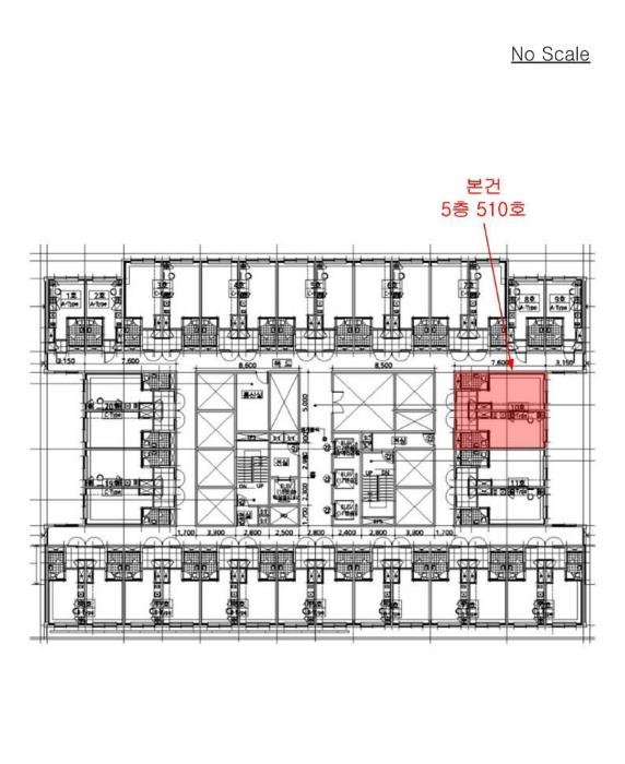인천광역시 남동구 논현로26번길 12, 5층 510호 (논현동,부티크646)구) 인천광역시 남동구 논현동 646-1 오피스텔 경매 사진 12
