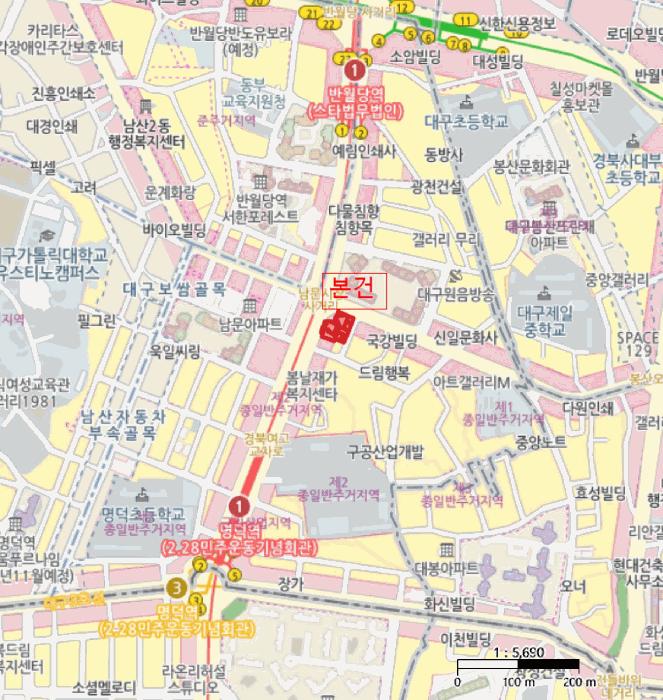 대구광역시 중구 남산동 694-3 반월당아너스제네스타워오피스텔 15층1521호 오피스텔 경매 사진 10