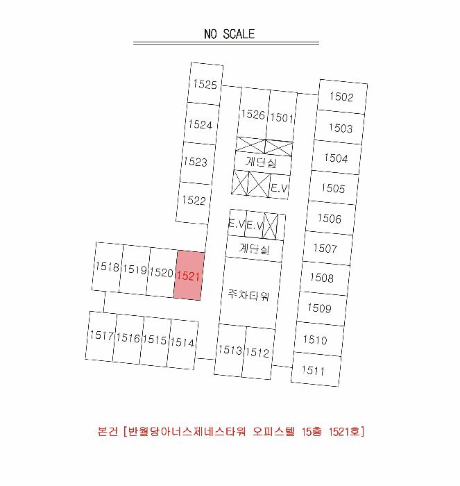 대구광역시 중구 남산동 694-3 반월당아너스제네스타워오피스텔 15층1521호 오피스텔 경매 사진 8