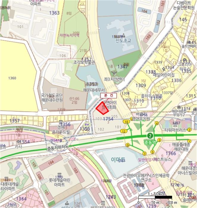 부산광역시 해운대구 좌동순환로15번길 7, 7층701호 (중동,롱스테이텔)구) 부산광역시 해운대구 중동 1754-2 오피스텔 경매 사진 10