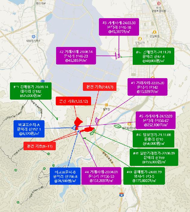 경상북도 포항시 남구 오천읍 문덕리 산156-36 임야 경매 사진 10