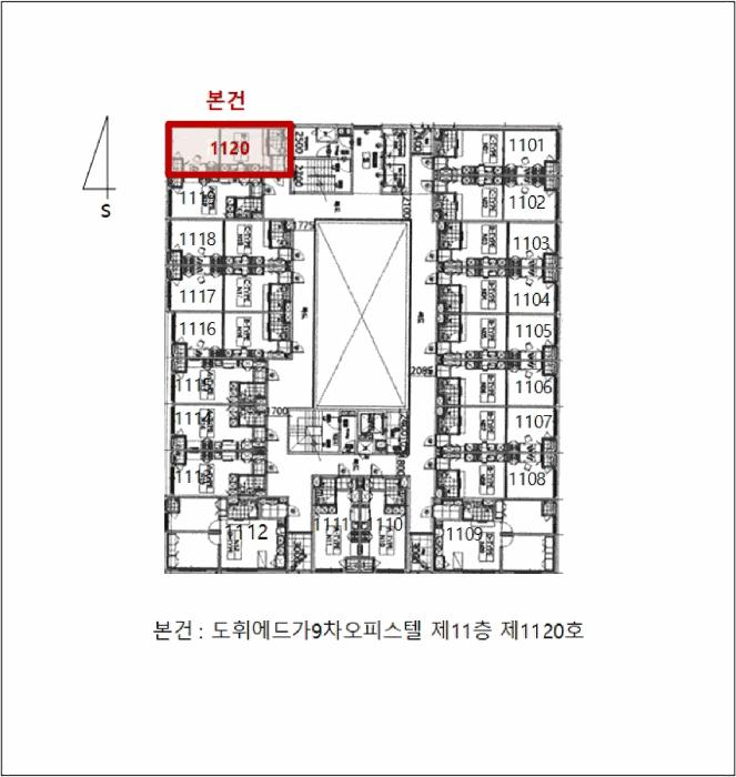 전라남도 무안군 삼향읍 남악리 2233 도휘에드가9차오피스텔 11층1120호 오피스텔 경매 사진 6