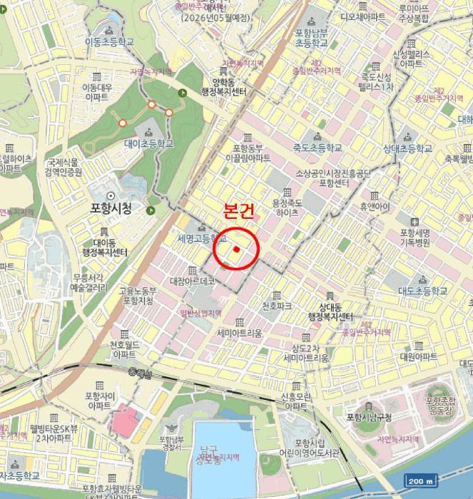 경상북도 포항시 북구 죽도동 707-23 3층 301호 다세대(빌라) 경매 사진 7
