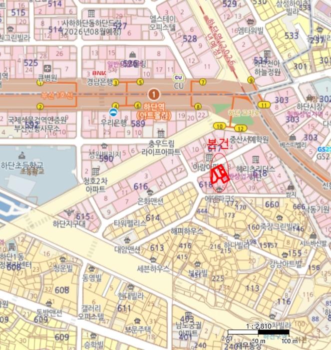 부산광역시 사하구 낙동대로457번길 17, 7층703호구) 부산광역시 사하구 하단동 618-11 오피스텔 경매 사진 54