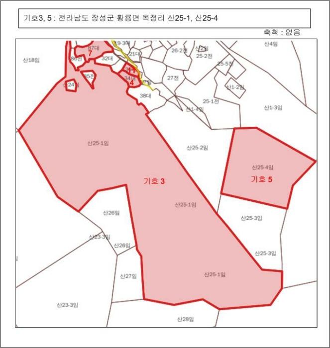 전라남도 장성군 황룡면 옥정리 산25-4 임야 경매 사진 74