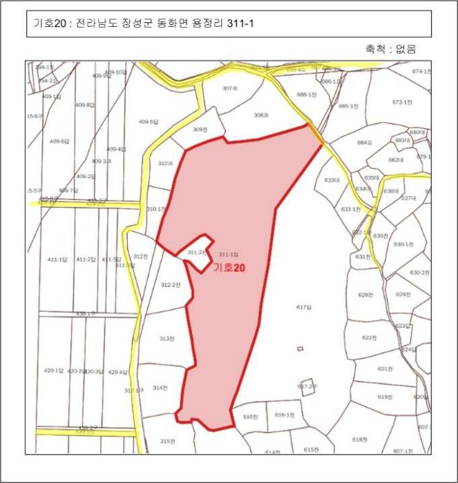 전라남도 장성군 황룡면 월평리 600-5 답 경매 사진 81