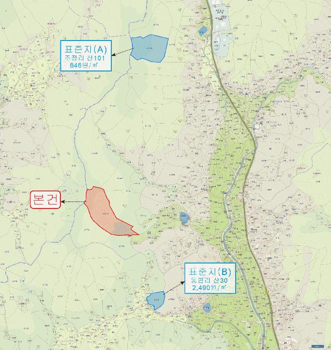 충청남도 금산군 군북면 조정리 산131 임야 경매 사진 12