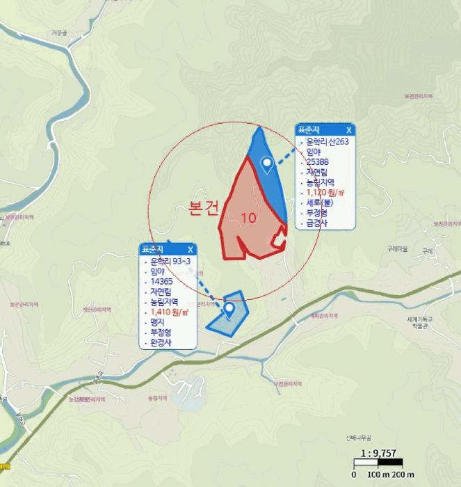 충청북도 제천시 한수면 덕곡리 산63-1 임야 경매 사진 79