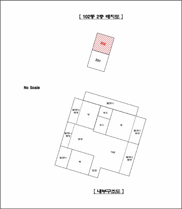 경기도 포천시 어룡동 195-10 엘리시아 104동 2층202호 다세대(빌라) 경매 사진 9