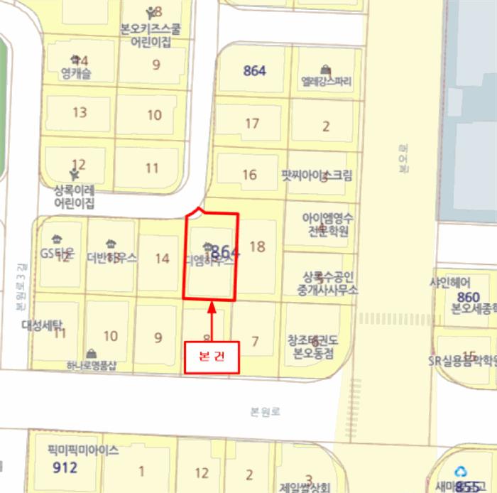 경기도 안산시 상록구 본오동 864-15 디엠하우스 3층302호 다세대(빌라) 경매 사진 12