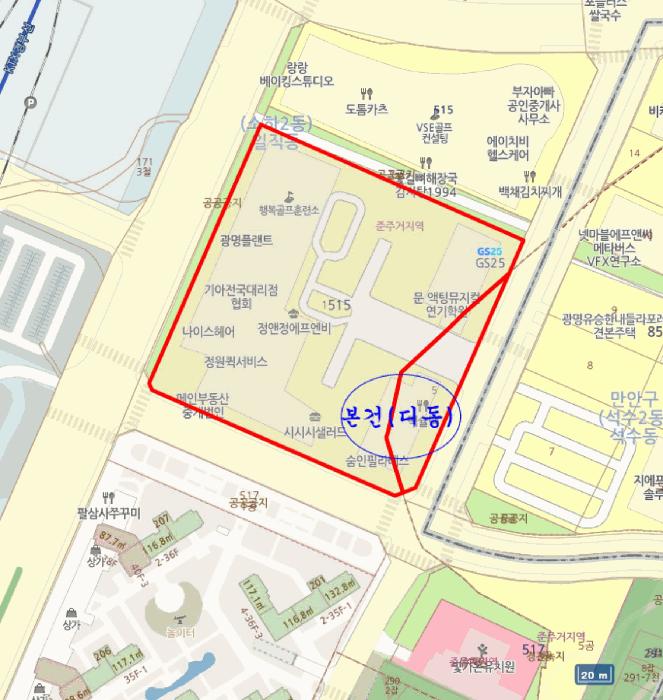 경기도 광명시 일직동 515-1 광명역자이타워 1층디0112호 근린상가 경매 사진 13