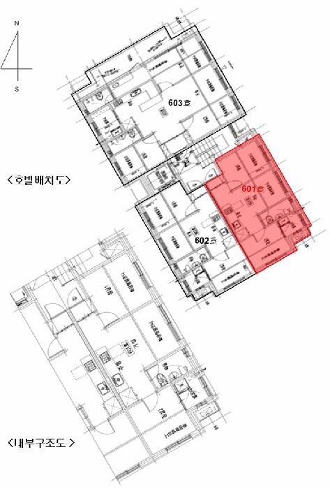 서울특별시 중랑구 상봉동 119-12 해피리움 6층 601호 다세대(빌라) 경매 사진 9