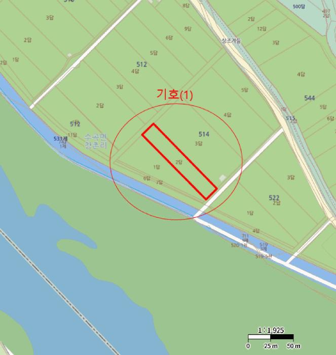 경상남도 진주시 수곡면 창촌리 514-2 답 경매 사진 8