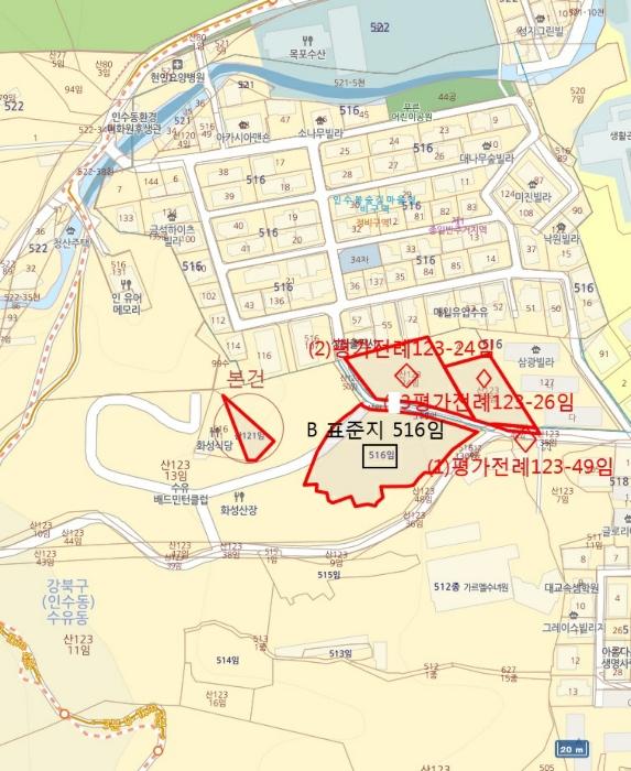 서울특별시 강북구 수유동 산121 임야 경매 사진 10