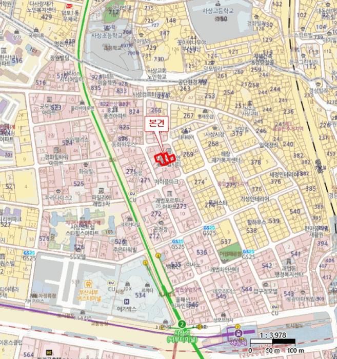 부산광역시 사상구 괘법동 270-9 파크블루11차 6층610호 아파트 경매 사진 10