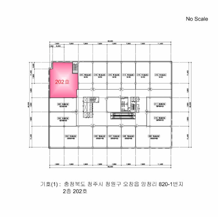 충청북도 청주시 청원구 오창읍 양청리 820-1 2층 202호 근린상가 경매 사진 6