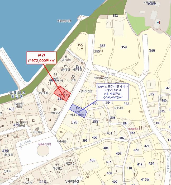 경상남도 남해군 설천면 노량리 393-28 숙박시설 경매 사진 30