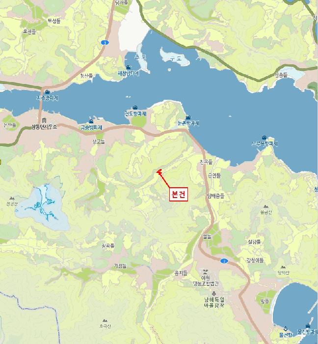 경상남도 남해군 삼동면 금송리 312 답 경매 사진 6