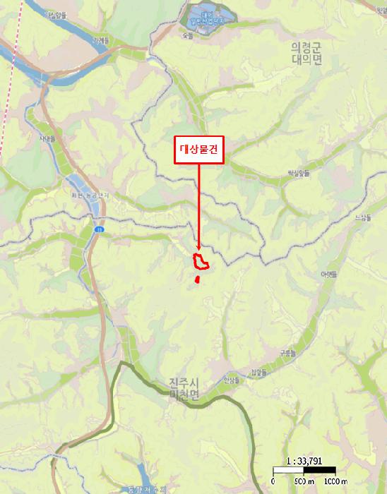 경상남도 진주시 미천면 효자리 산26 임야 경매 사진 9