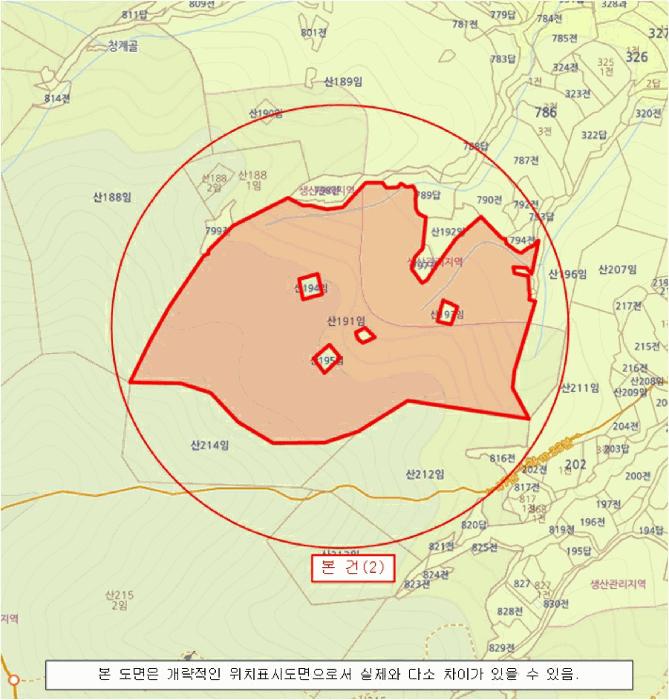 경상남도 진주시 명석면 신기리 산191 임야 경매 사진 11