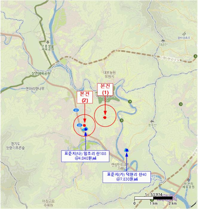 경기도 가평군 상면 덕현리 614-14 임야 경매 사진 16