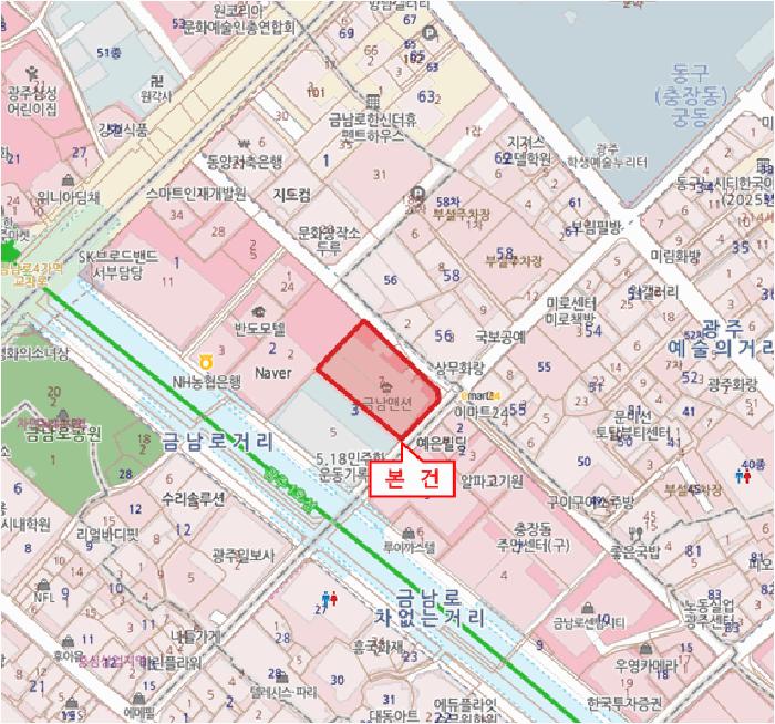광주광역시 동구 금남로3가 3-7 제지하1층 제101호 근린상가 경매 사진 11
