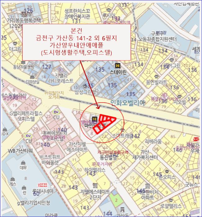 서울특별시 금천구 가산동 141-2 가산양우내안애애플 제2층 제204호 오피스텔 경매 사진 11