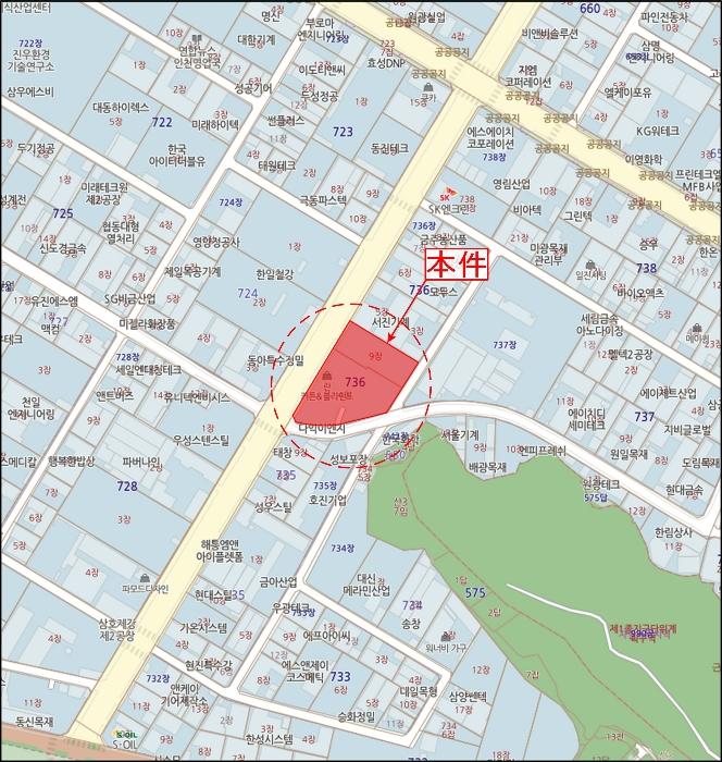 인천광역시 남동구 호구포로 50, 5층525호 (고잔동,엘아이 지식산업센터)구) 인천광역시 남동구 고잔동 736-4 아파트형공장 경매 사진 10