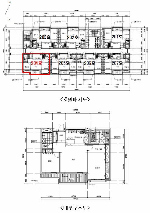 경기도 성남시 분당구 금곡동 305-2 더헤리티지 103동 2층204호 아파트 경매 사진 8