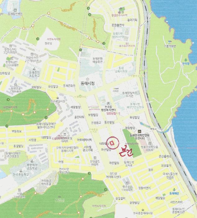 강원특별자치도 동해시 천곡동 906-1 1,2층107호구) 강원특별자치도 동해시 천곡동 906-1 근린상가 경매 사진 13