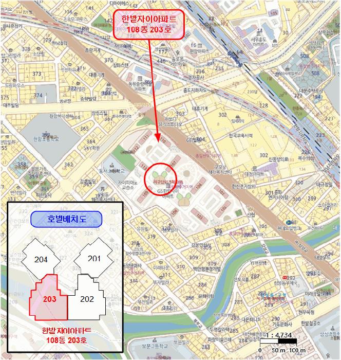 대전광역시 동구 삼성동 479 한밭자이아파트 108동 2층203호 아파트 경매 사진 13
