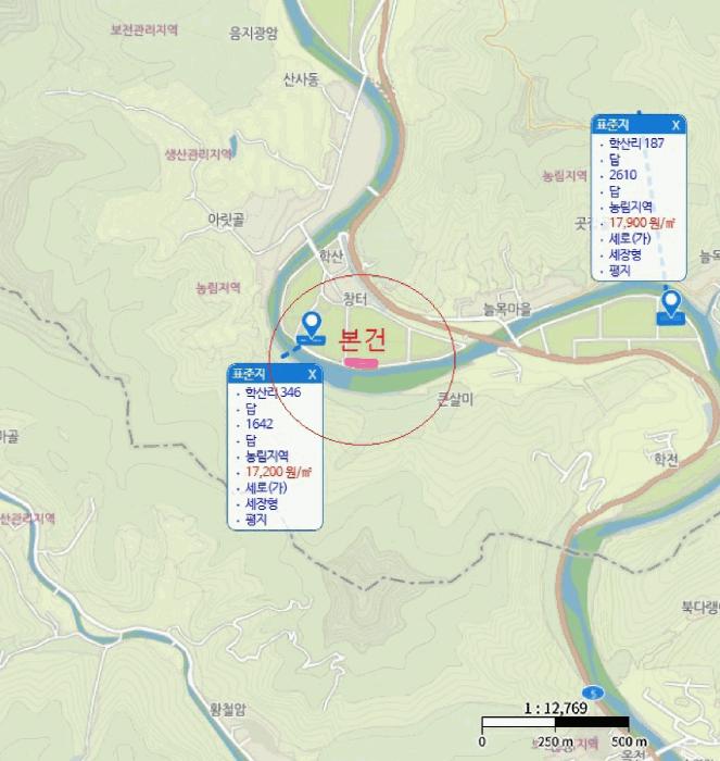 충청북도 제천시 봉양읍 학산리 350 답 경매 사진 25