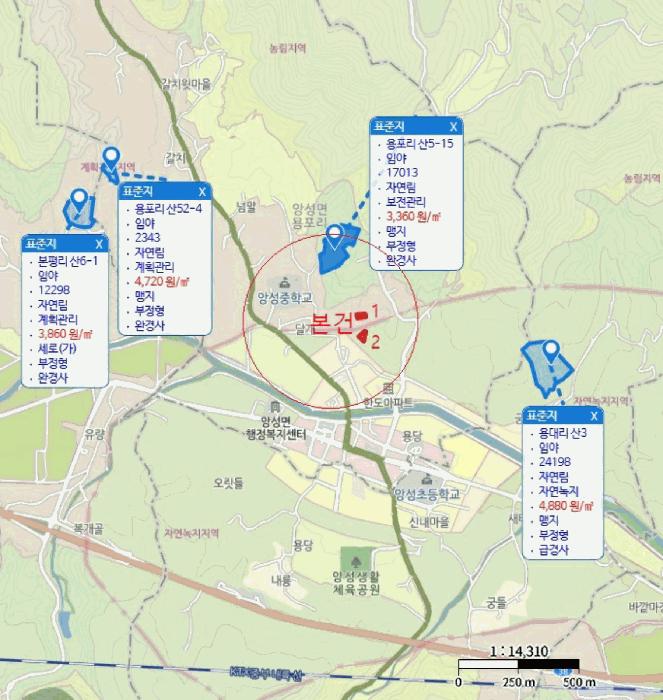 충청북도 충주시 앙성면 용포리 산4-28 임야 경매 사진 12