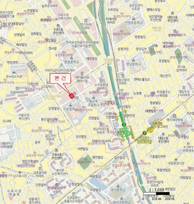 서울특별시 구로구 구로동 98-10 비즈트위트 그린 제12층 제1203호 다세대(빌라) 경매 사진 13