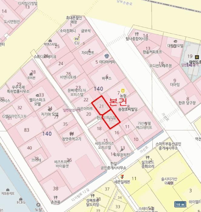 서울특별시 금천구 가산동 140-17 한강 제1동 제5층 제505호 오피스텔 경매 사진 14