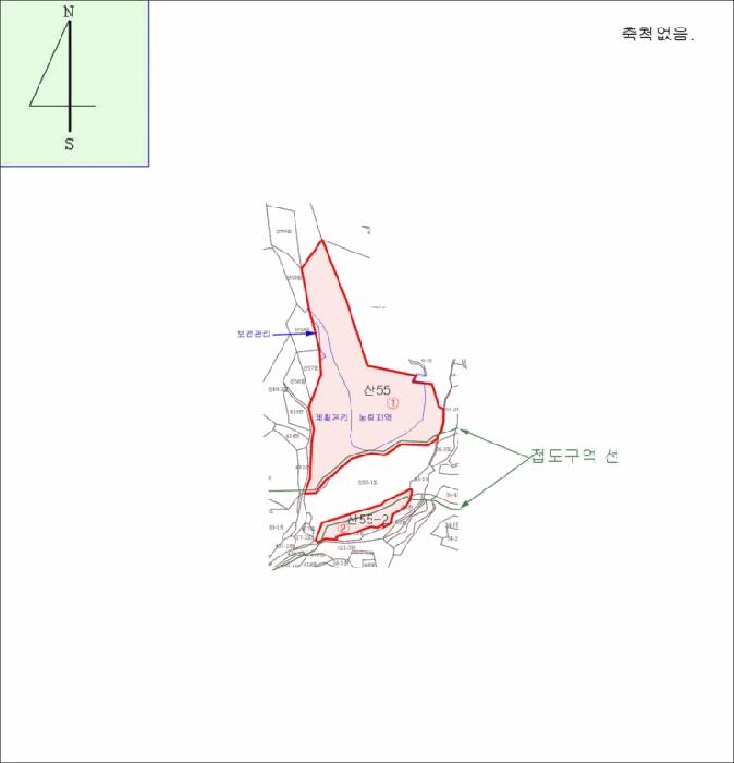 강원특별자치도 평창군 용평면 속사리 산55 임야 경매 사진 7