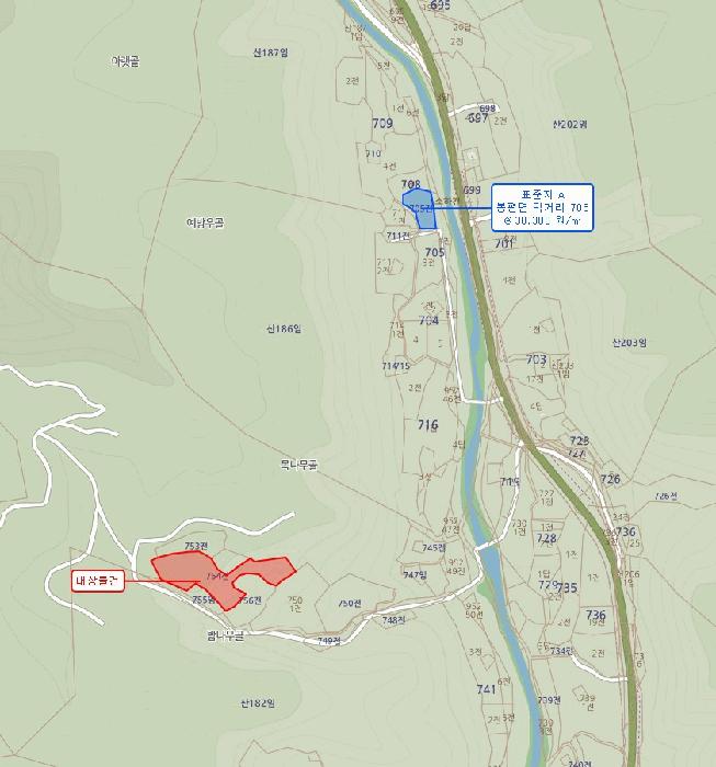 강원특별자치도 평창군 봉평면 덕거리 754 전 경매 사진 8